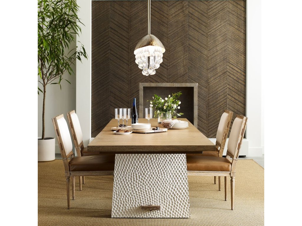 Hewn Trestle Extension Dining Table, 2 Cartons - image 2