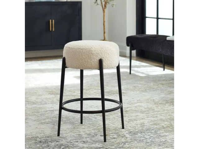 Arles Counter Stool, Black - Alternative View