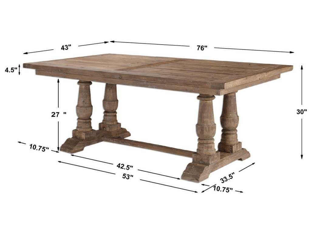 Stratford Rectangle Dining Table - image 9