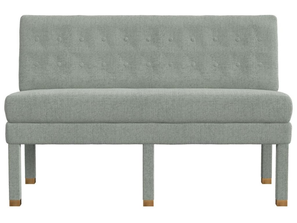 Approach The Bench Banquette, 52" - Criss Cross Sea Salt - main image