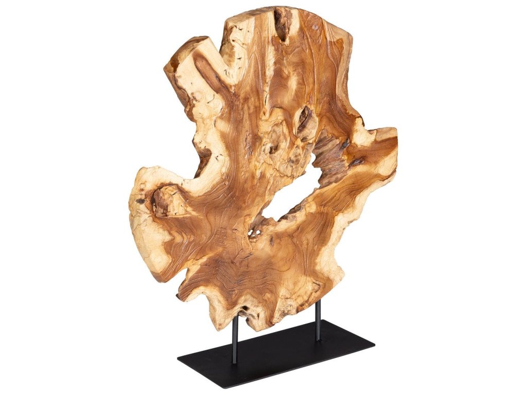 Bahati Wood Sculpture, Natural - image 4