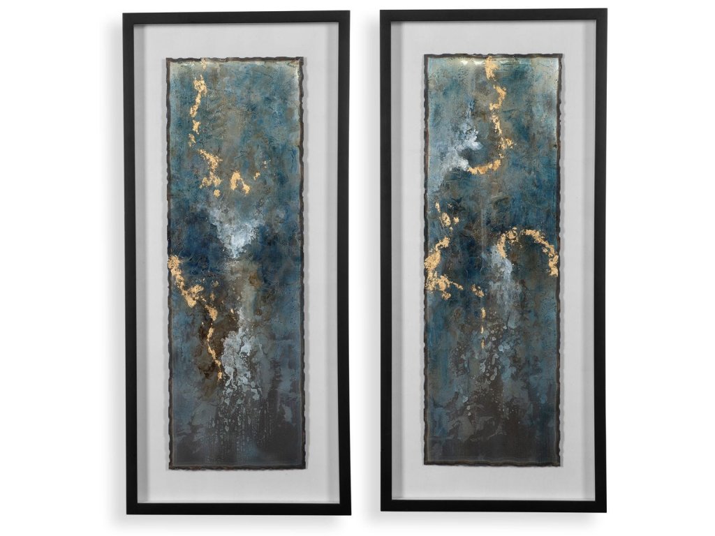 Glimmering Agate Framed Prints, S/2 - main image