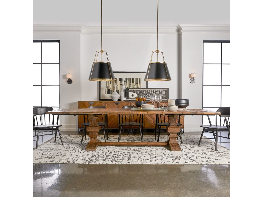 Baldrick Extension Dining Table - Warm Honey - image 4