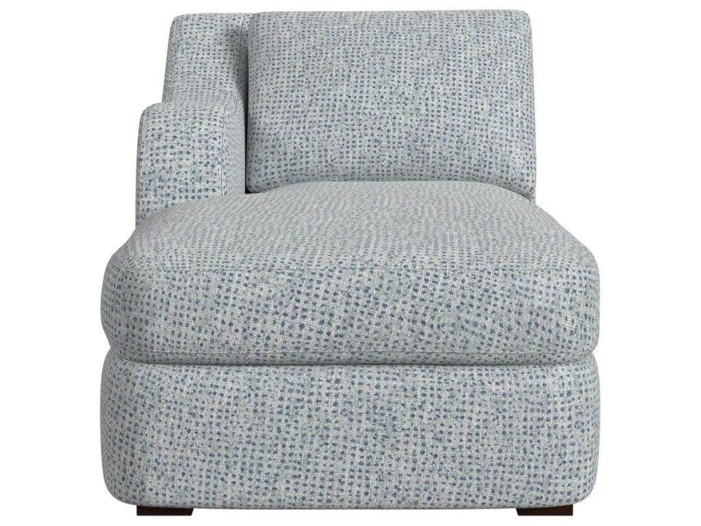 Big Wave Chaise, Left Arm Facing - Dashing Blue - image 1