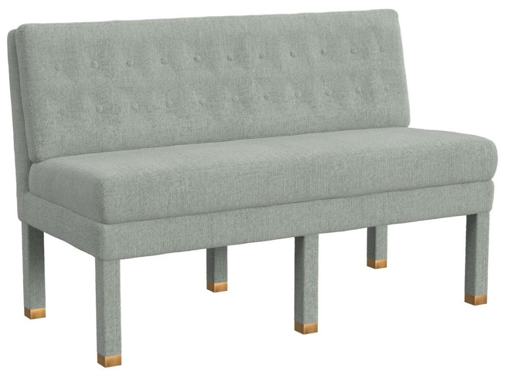 Approach The Bench Banquette, 52" - Criss Cross Sea Salt - image 1