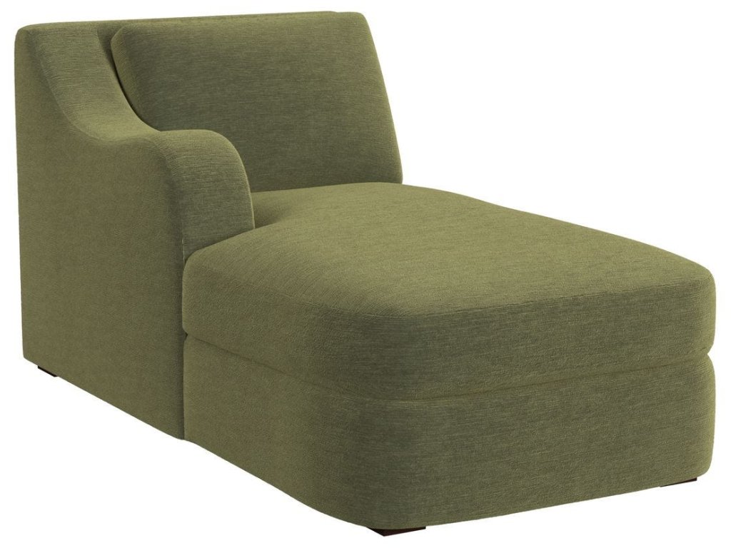 Big Wave Chaise, Left Arm Facing - Antique Loden - main image