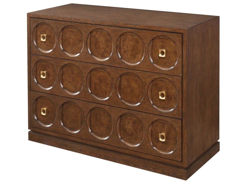 Roundabout 3 Drawer Chest - Cocoa Brown - image 3