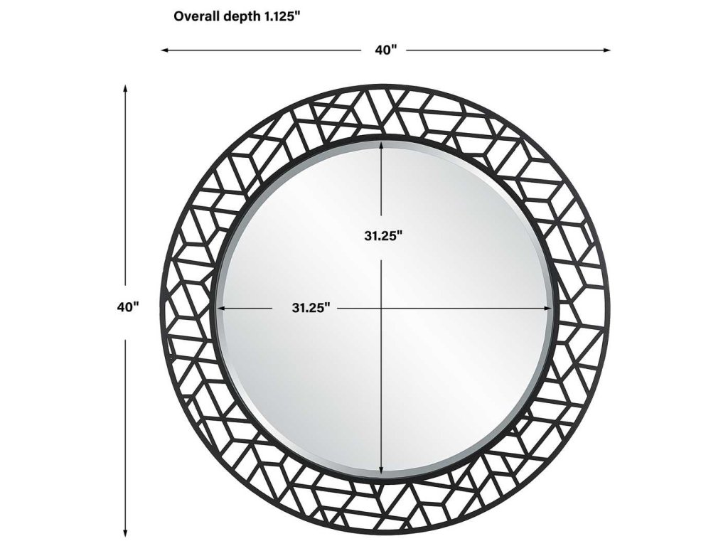 Mosaic Round Mirror - image 5