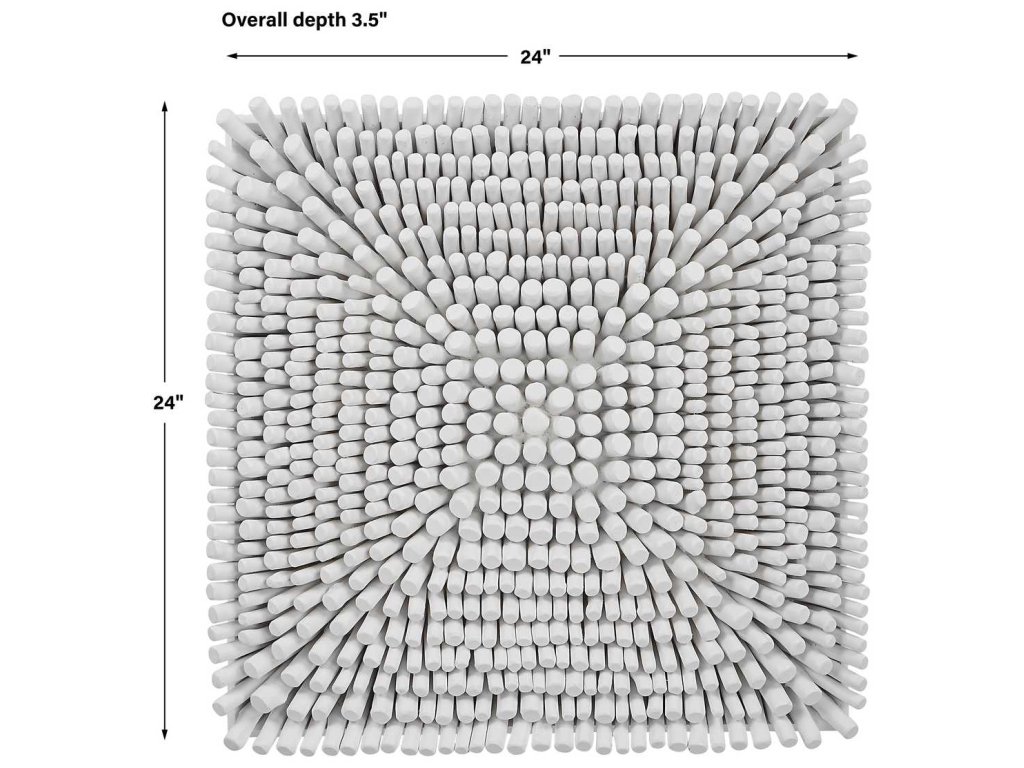 Portside Wood Wall Panel, White - image 6