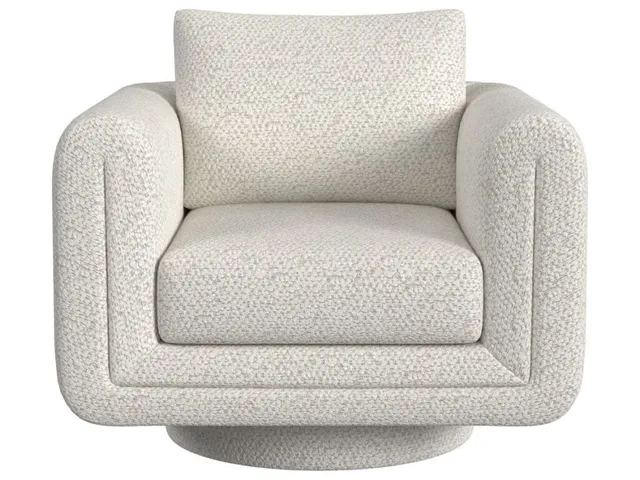 Loop Swivel Chair - Cuddly Cream