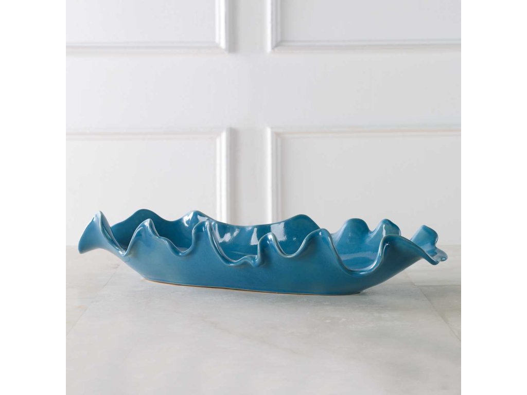 Ruffled Feathers Bowl, Blue - image 3