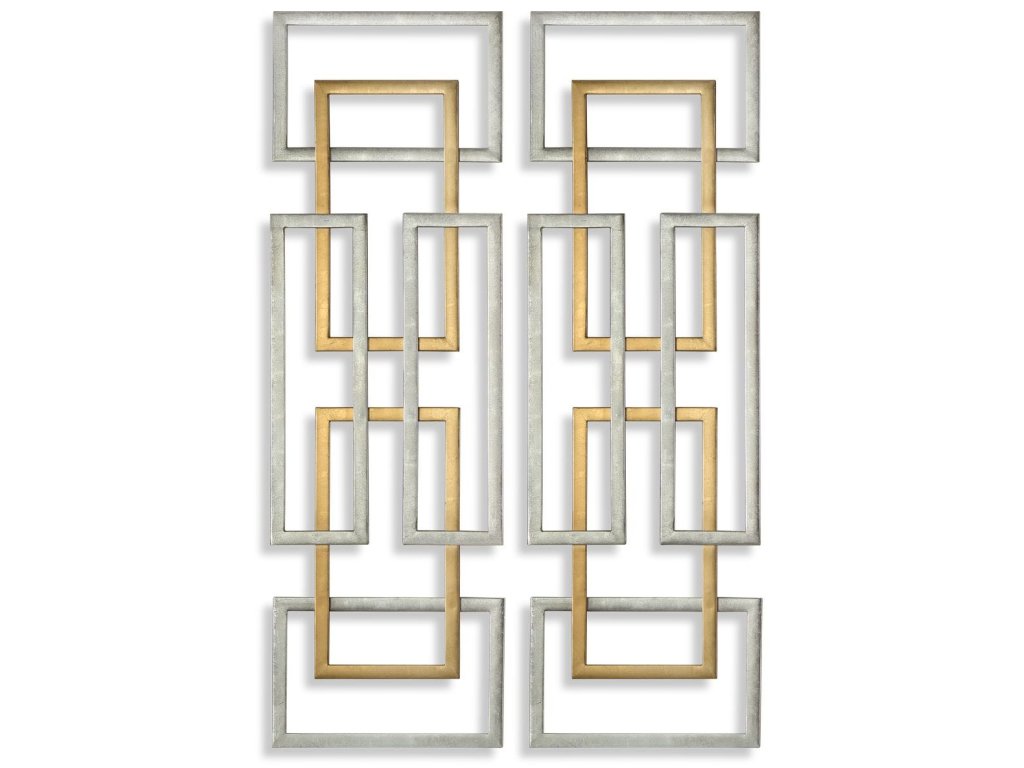 Aerin Metal Wall Panels, S/2 - main image