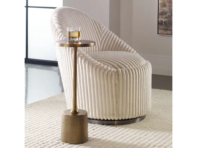 Sanaga Drink Table, Gold