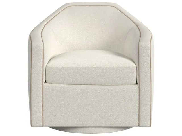 Repartee Swivel Chair - Field Snow/Lush Tawny