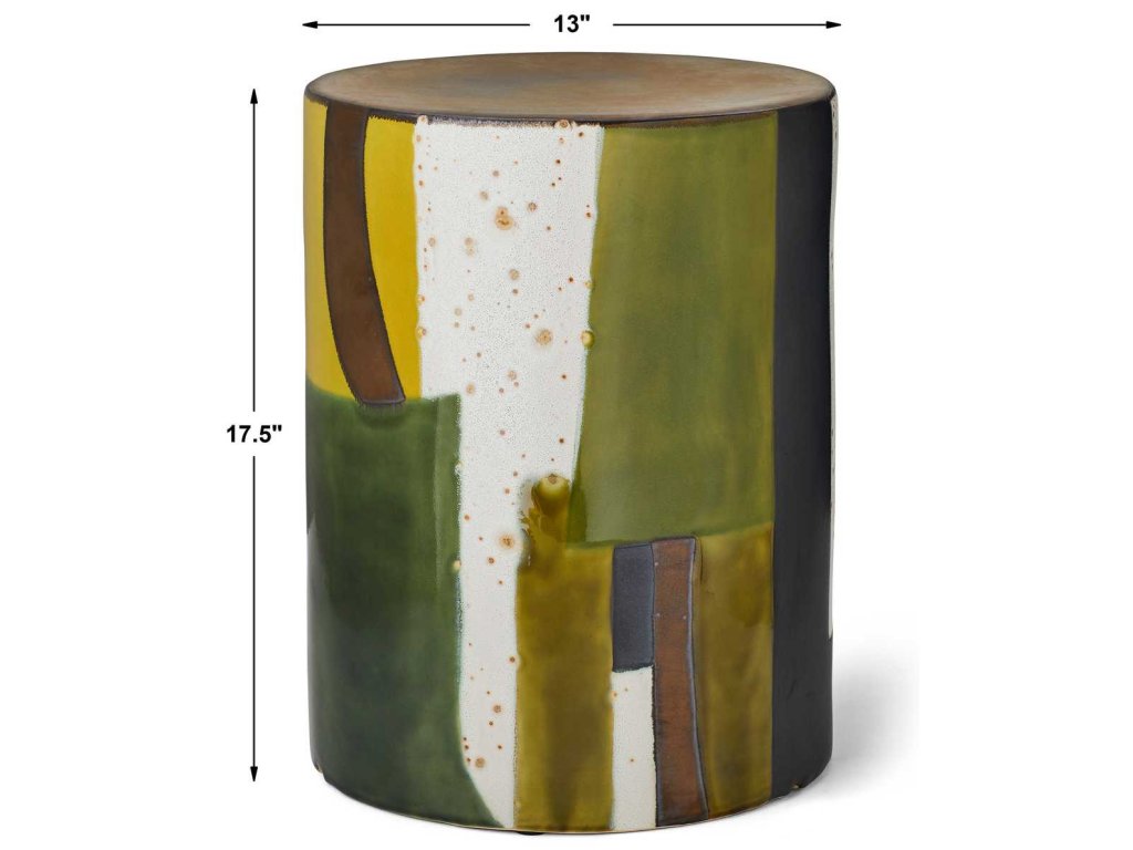 Graph Garden Stool - Green - image 6
