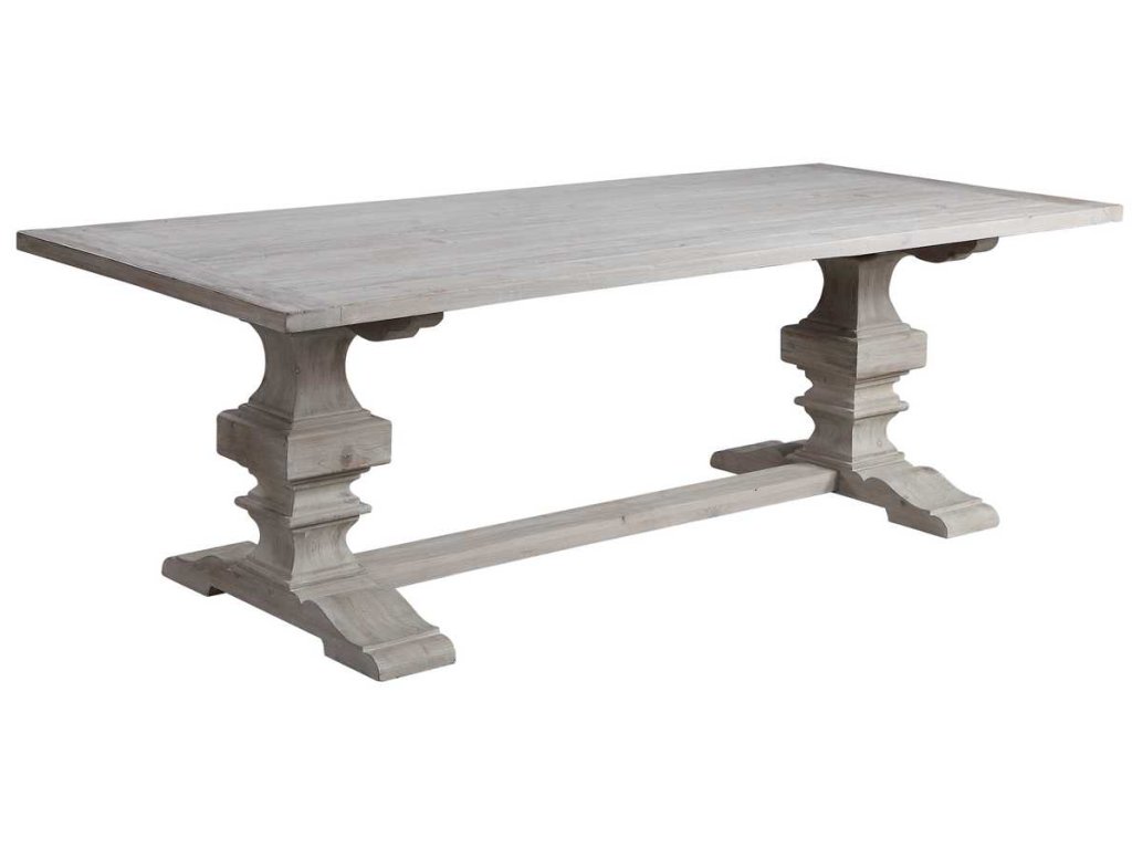 Baldrick Extension Dining Table - White - image 2