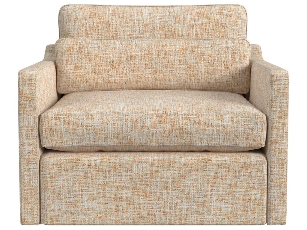 Slope Swivel Chair-And-A-Half - Thatched Butterscotch - main image