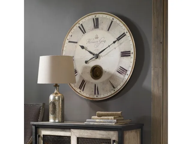 Harrison Gray 30" Wall Clock - Alternative View