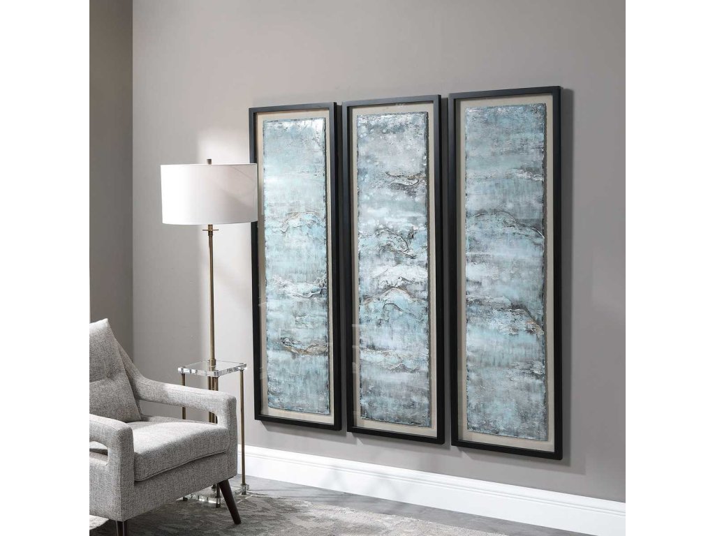 Ocean Swell Framed Prints, S/3, 3 Cartons - image 5