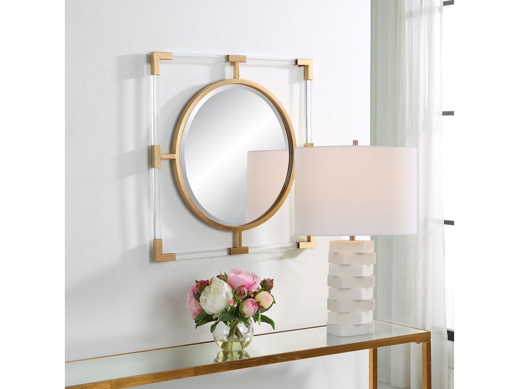 Balkan Small Mirror, Gold - image 4