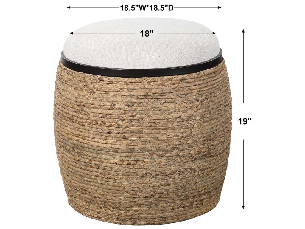 Island Ottoman, Small Round - image 4