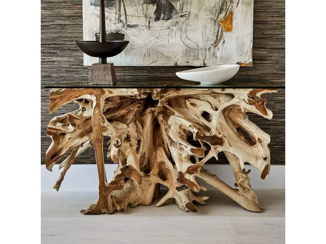 Center Root Console Table - 58X17, 2 Cartons
