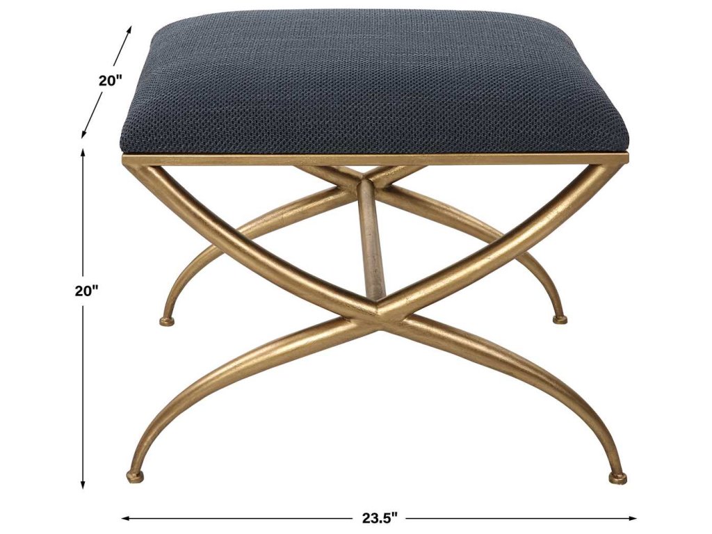 Crossing Small Bench, Navy - image 5
