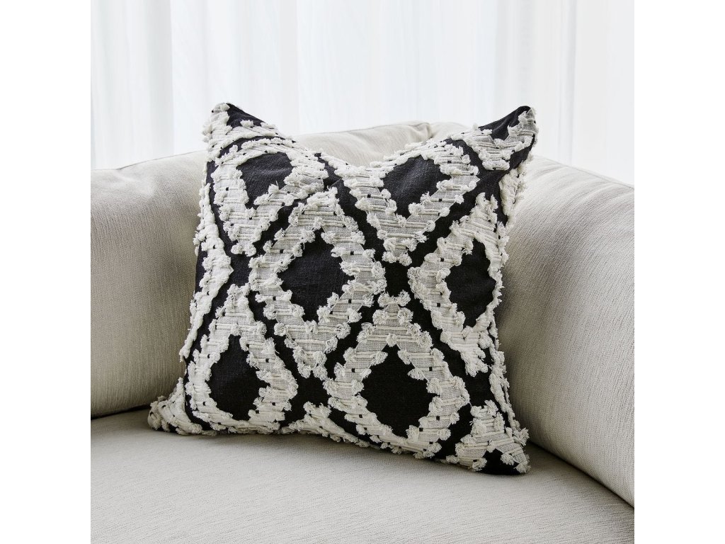 Fringe Element Pillow - Day And Night - image 1