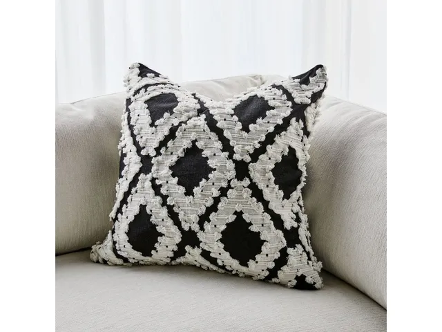 Fringe Element Pillow - Day And Night - Alternative View