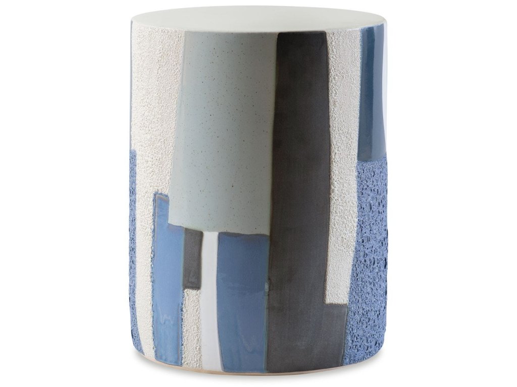 Graph Garden Stool - Blue - image 2