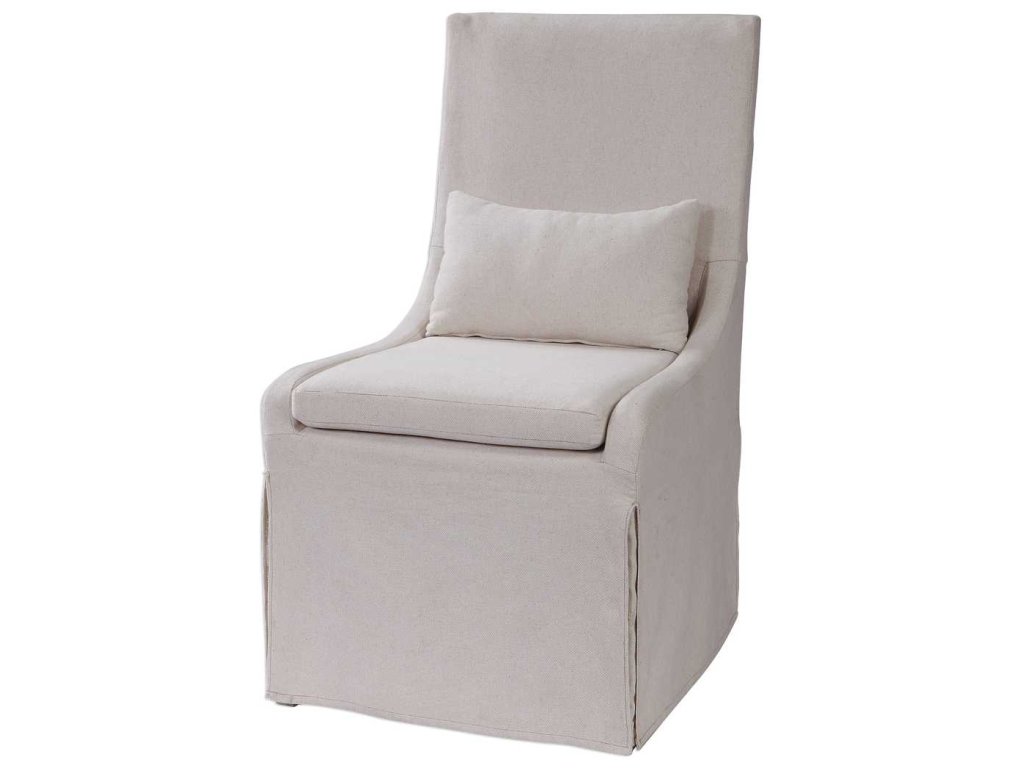Coley Armless Chair, Linen - image 7