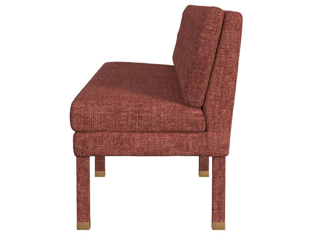 Approach The Bench Banquette, 84" - Vintage Tea Rose - image 2