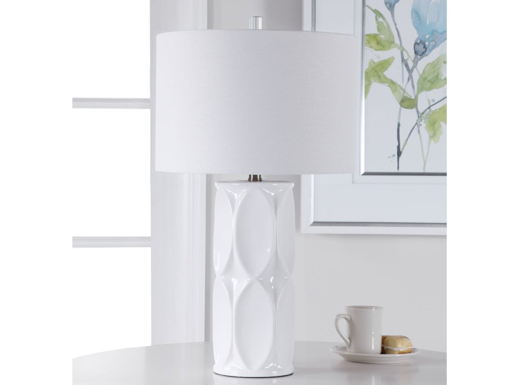 Sinclair Table Lamp, White - image 5