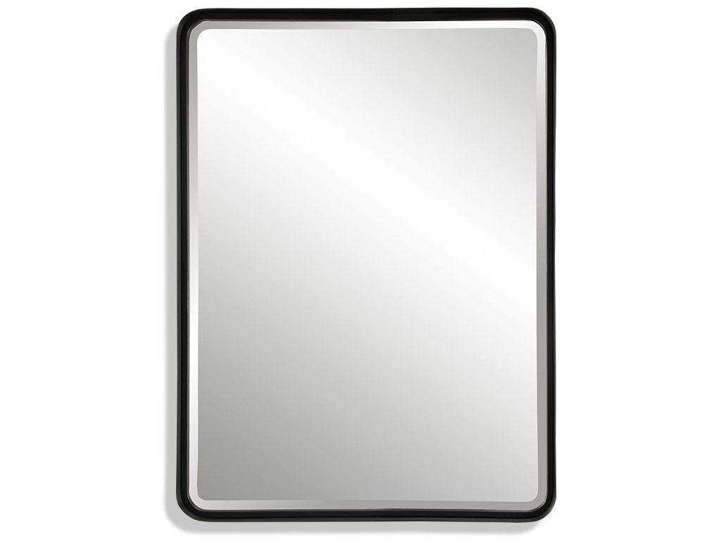 Crofton Large Mirror, Black - main image