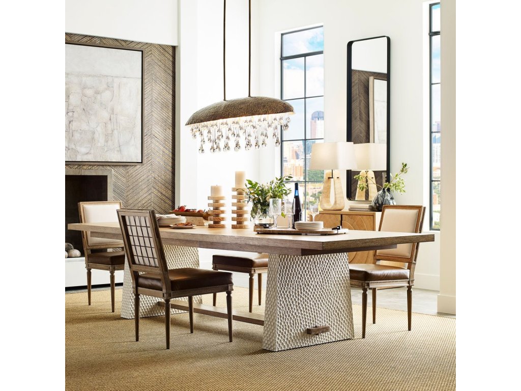 Hewn Trestle Extension Dining Table, 2 Cartons - image 3