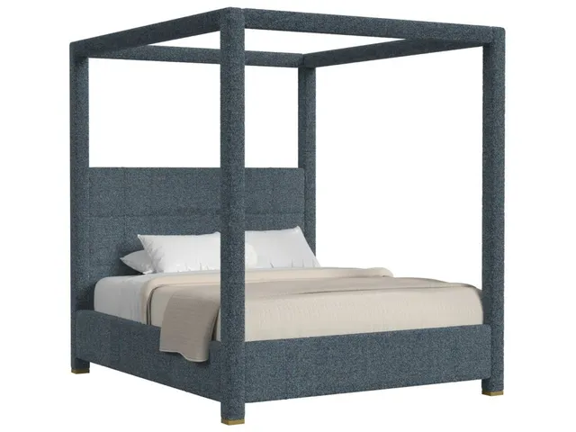Hibernate Canopy Bed, King - Tweedy Bird Jewel , 2 Cartons