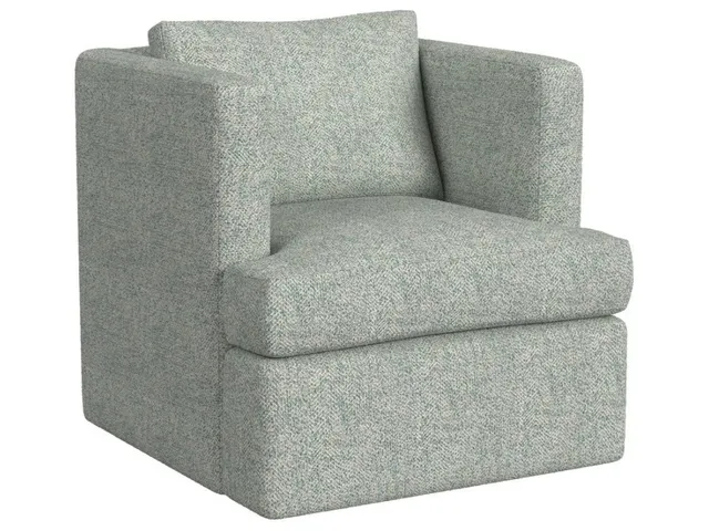 Elevated Swivel Chair - Tweedy Bird Sky