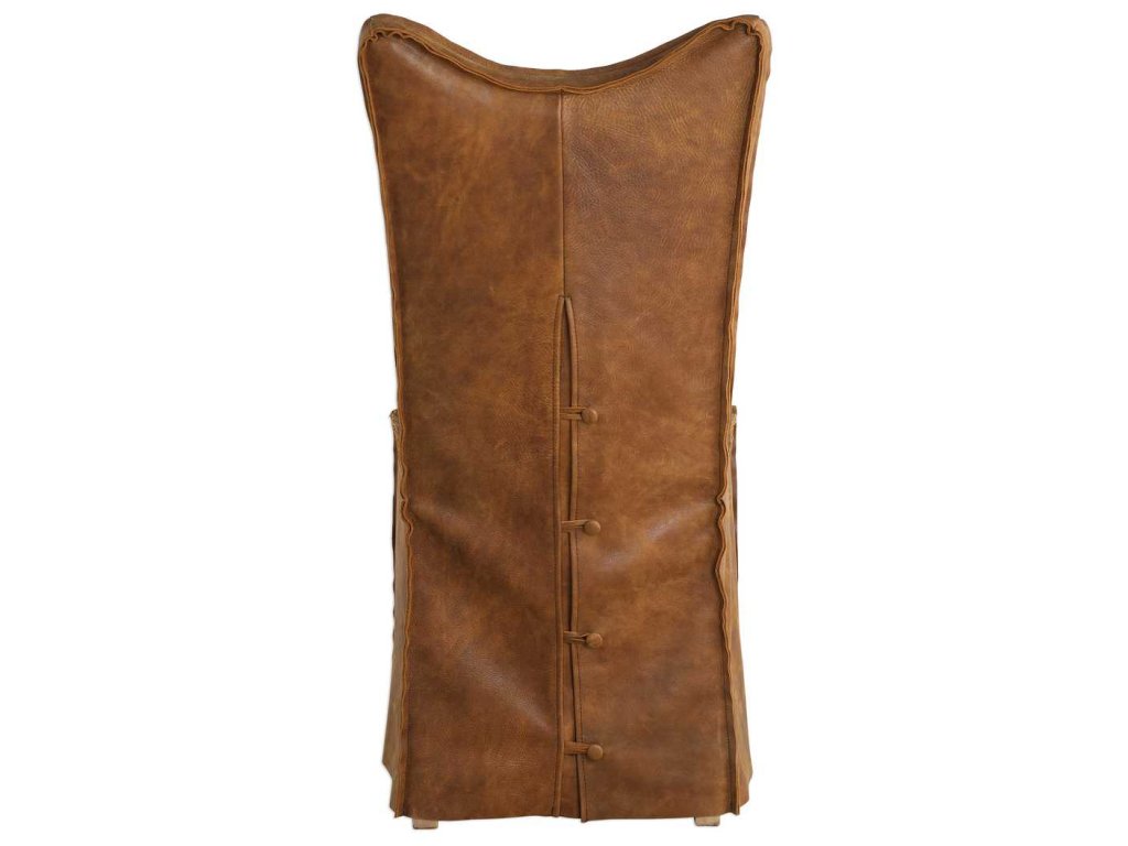 Delroy Armless Chair, Cognac, 2 Per Box, Priced Each - image 4