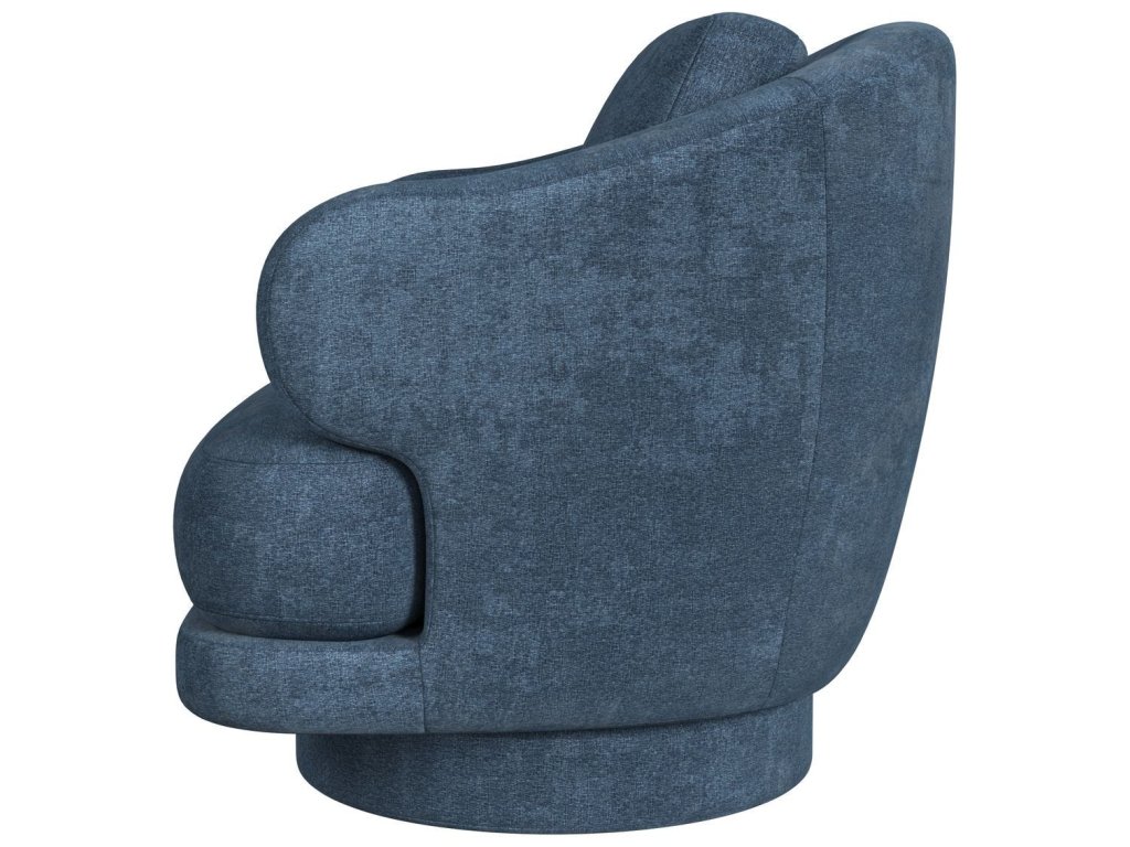 Cuddle Swivel Chair - Lux Peacock - image 2