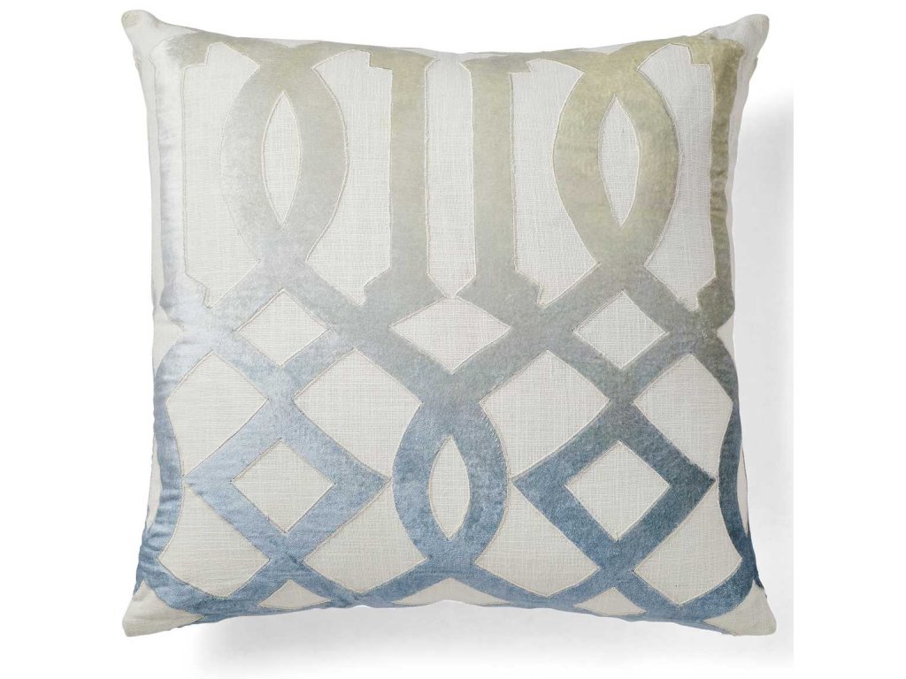 Ombre Fret Pillow - Blue - main image
