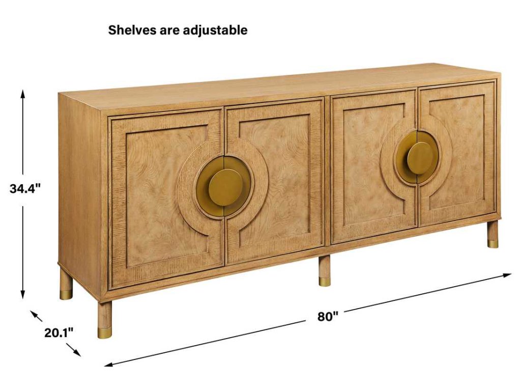 Palais 4 Door Cabinet - Light - image 9