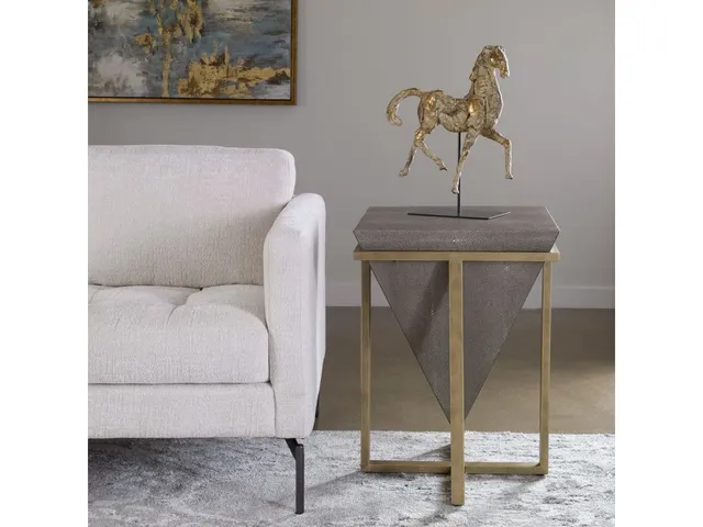 Bertrand Accent Table, Shagreen