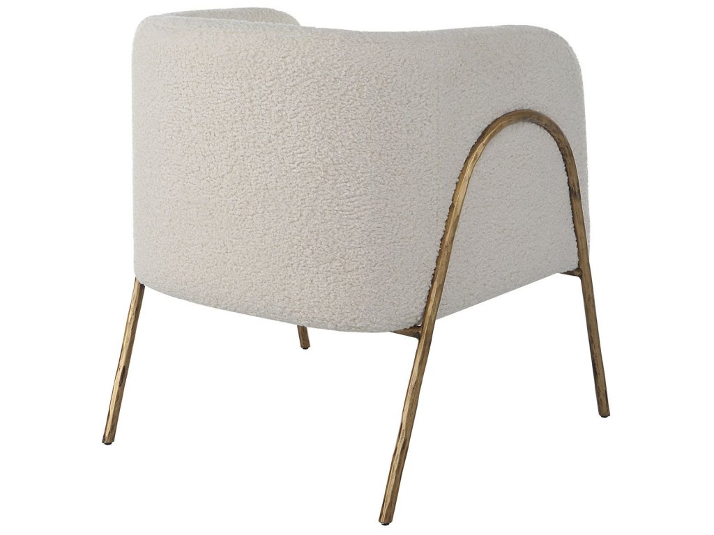 Jacobsen Accent Chair, Natural Shearling - image 3
