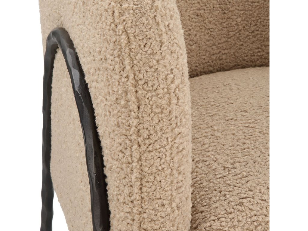 Jacobsen Accent Chair, Latte Shearling - image 3