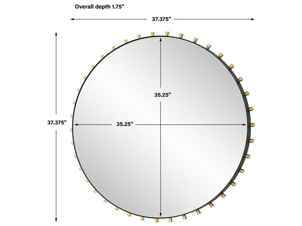 Cosmopolitan Round Mirror - image 5