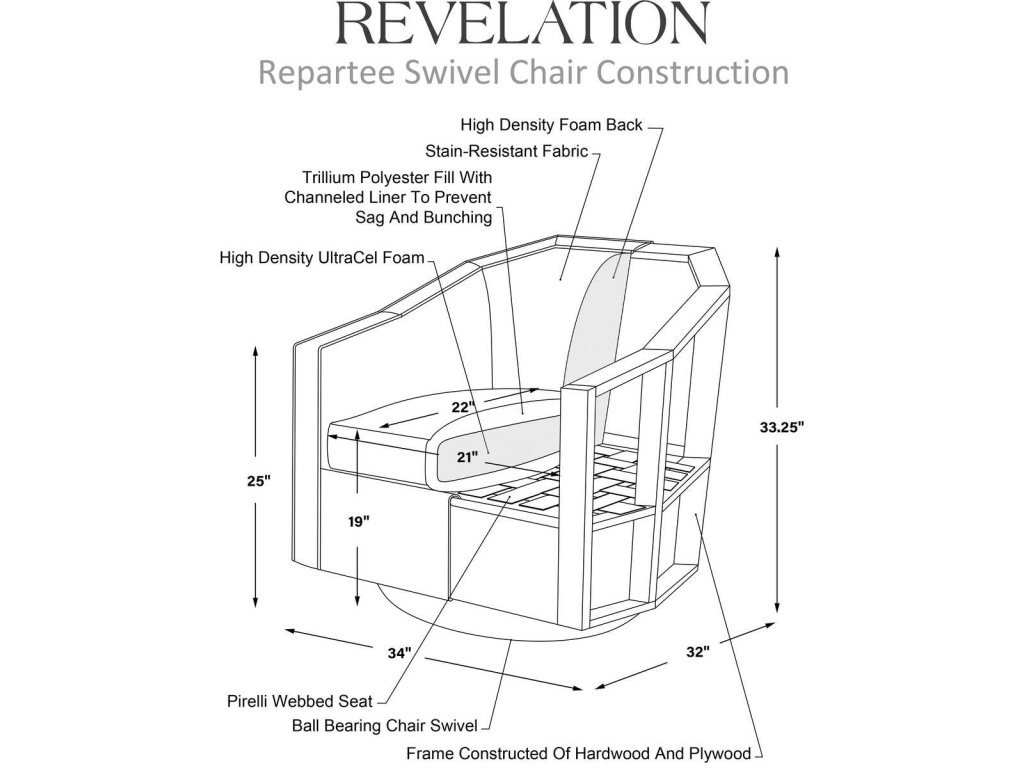 Repartee Swivel Chair - Field Snow - image 4