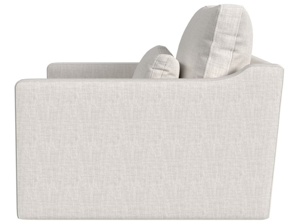 Slope Tufted Swivel Chair-And-A-Half - Lovely Linen Cream - image 2