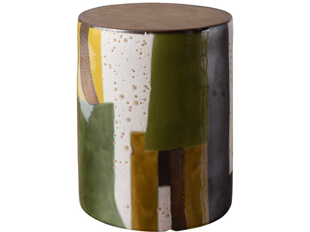 Graph Garden Stool - Green - image 2
