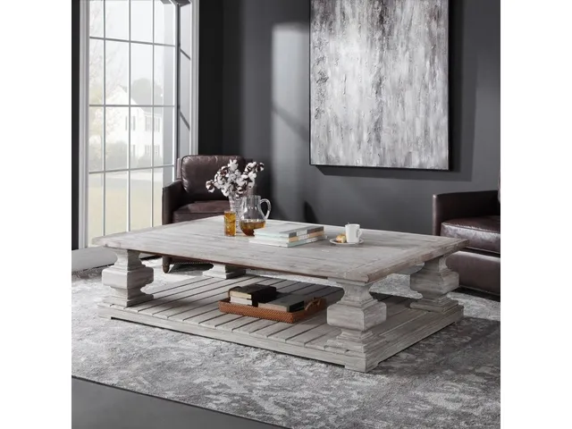 Baldrick Coffee Table, White - Alternative View