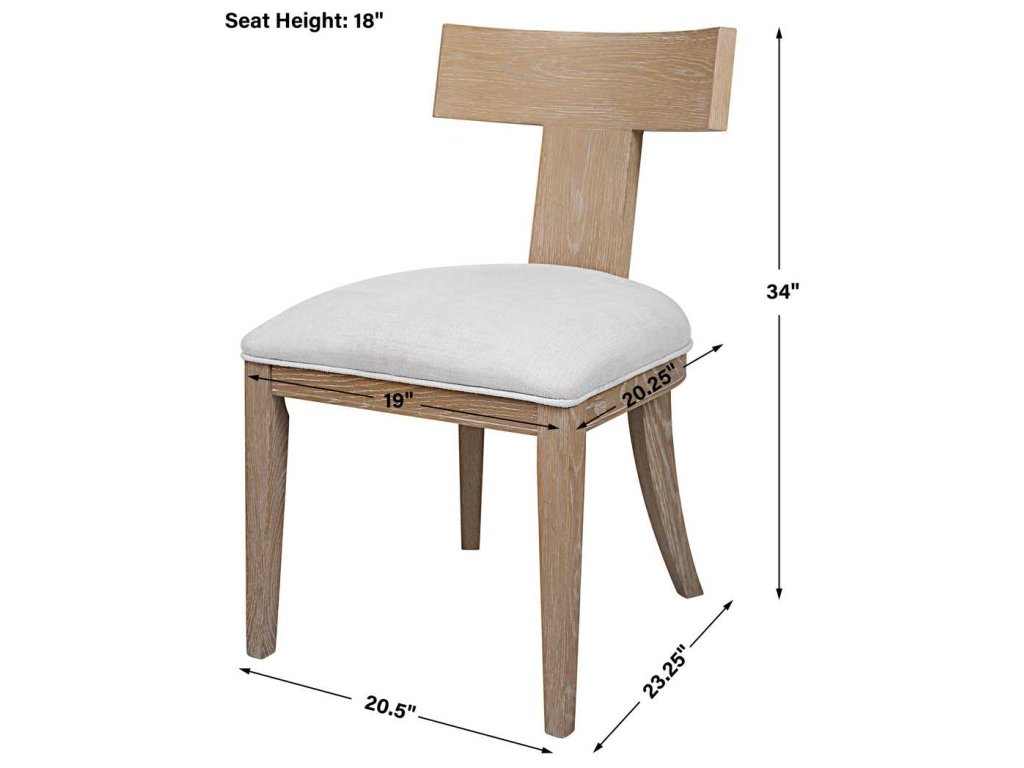 Idris Armless Chair, Natural - image 7